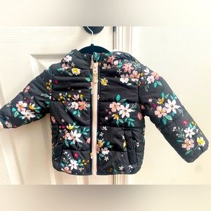 Toddler 18 month Carter’s Floral Puffer Coat